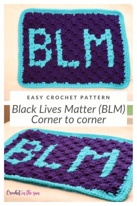 Black Lives Matter C2C crochet