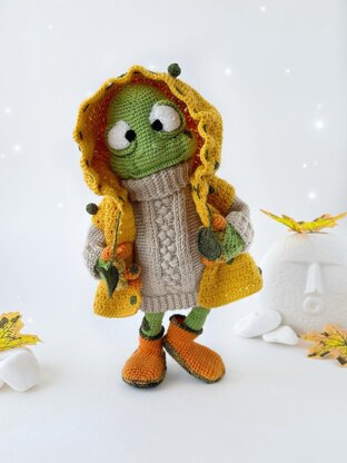 Mr. Sniff (crochet frog pattern, only PDF)