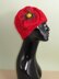 Big Poppy Chunky Lace Skullcap Hat