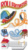 Jolee's Le Grande Dimensional Stickers - Roller Coasters