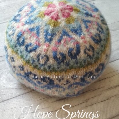 Hope Springs Hat - knitting pattern