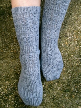 Quincy Cabled Socks