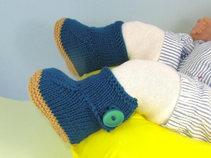 Baby One Button Booties