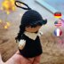 Wednesday Addams Angel Keychain and Bag Charm