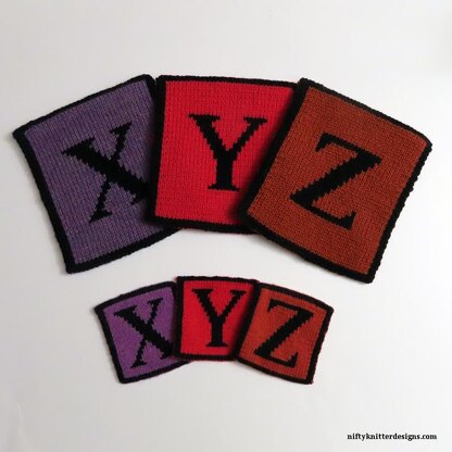 Alphabet Coasters & Potholders