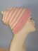 Stripe Topknot Slouch Hat