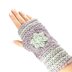 Crocheted topstar Mittens