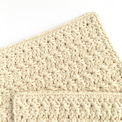 Star Stitch Dishcloth