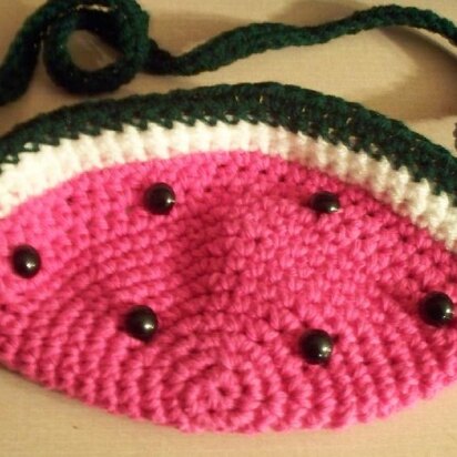 Slice of Summer Watermelon Purse with zipper