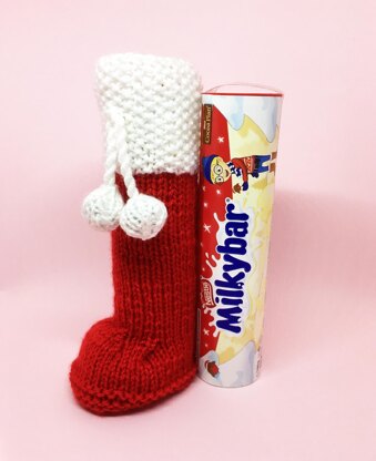 Christmas stocking, smarties/chocolate orange etc