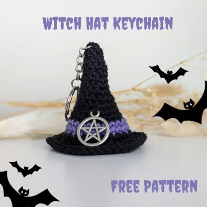 Witch Hat Keychain Free Pattern