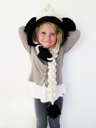 Lucille the Lamb Hooded Scarf
