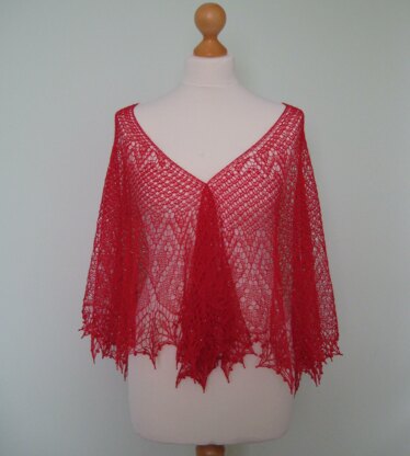 Flame of love shawl