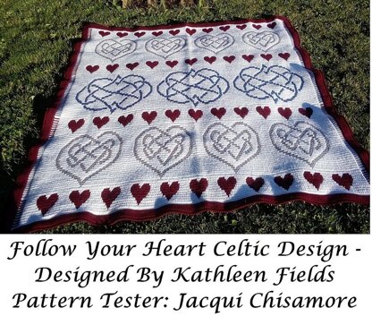 Follow Your Celtic Heart Blanket Crochet Pattern