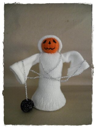 Halloween pumpkin ghostie