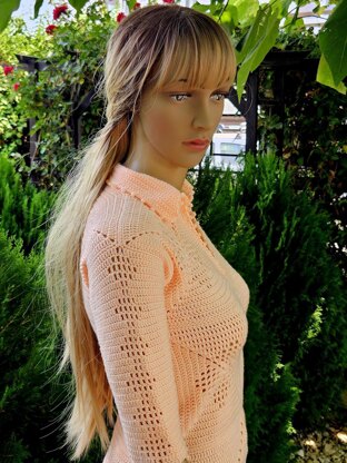 Crochet Sweater with granny squares