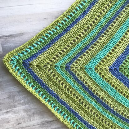 Granny Filet Square Afghan