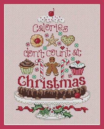 Sue Hillis Designs Christmas Calories - L434 - Leaflet