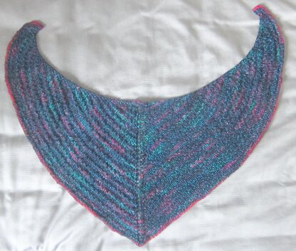 Cranberry Dreams Shawl