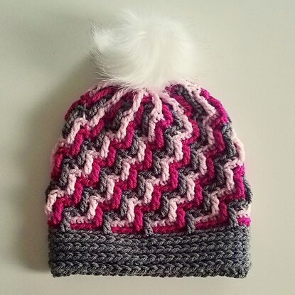 Classy Crochet Crystal Ice Hat