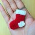 Mini Christmas stocking tree ornament