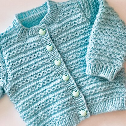 Waves of love Crew Neck cardigan Knitting pattern by Seasonknits ...