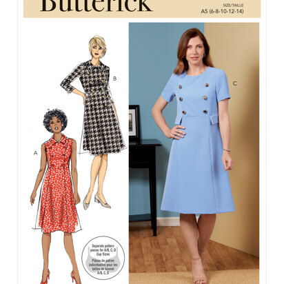 Butterick Misses' Dress B6871 - Sewing Pattern
