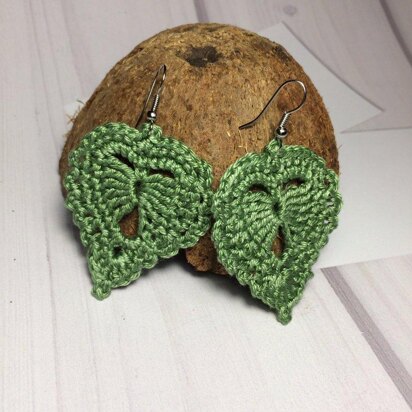 54. Leaf earrings