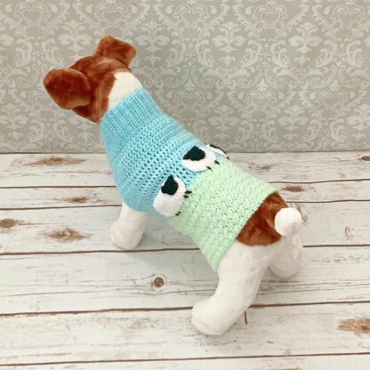 Sheep Dog Sweater Crochet Pattern -487