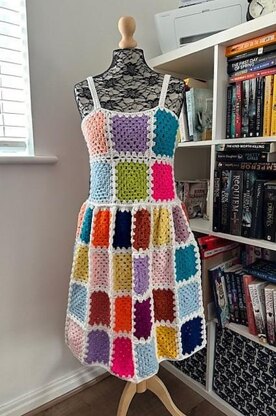 Granny Square Dress