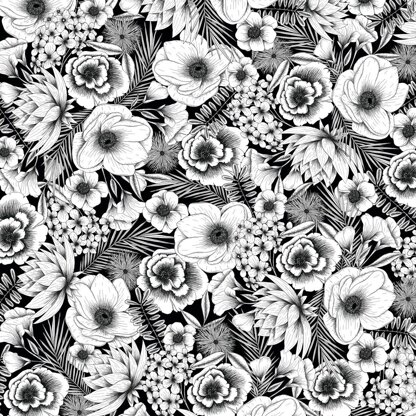 Cricut Infusible Ink Transfer Sheet 12"X12" 2/Pkg - Black Botanicals