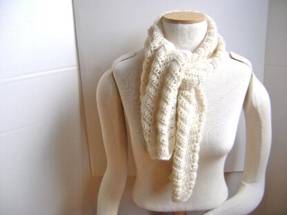 Three Wave Lace Scarf