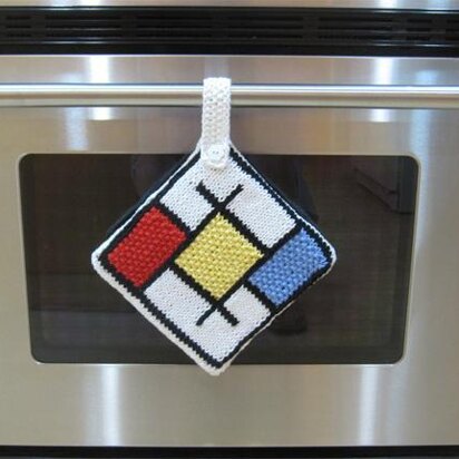 Mondrian Pot Holder