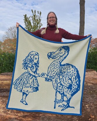 Alice and the Dodo | Overlay Mosaic Blanket