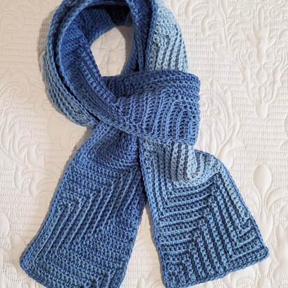 Diagonal Ripple Scarf