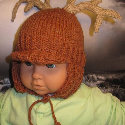 Baby Deerstalker Beanie Hat