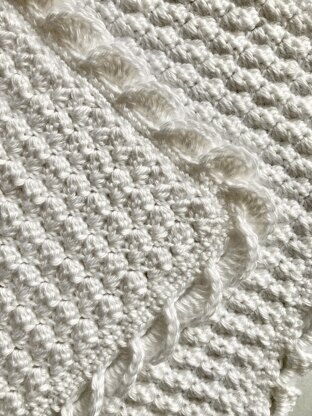 Sedge Stitch baby blanket