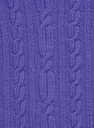 Top-Down Cable Pullover #167