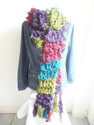 Finger Knit Multi Scarf