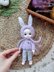 Tiny bunny hat for doll