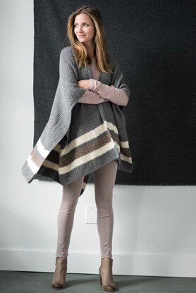 Caledonia Poncho in Berroco Cotolana - 375-1 - Downloadable PDF