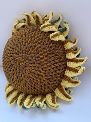 Sunflower cushion