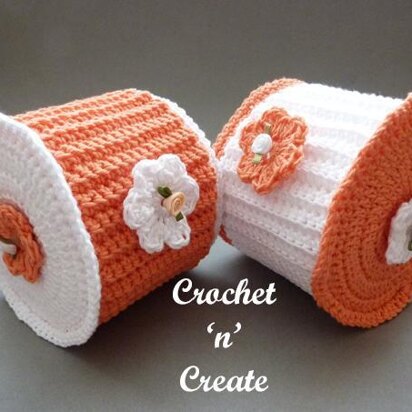 Crochet Bathroom Toilet Tissue Cover