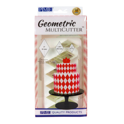 PME Geometric Multi Cutter - Diamond XL, Set of 3