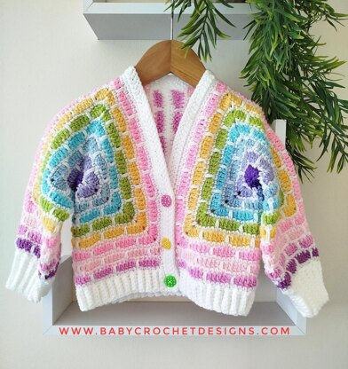Stained Glass Hexagon Cardigan