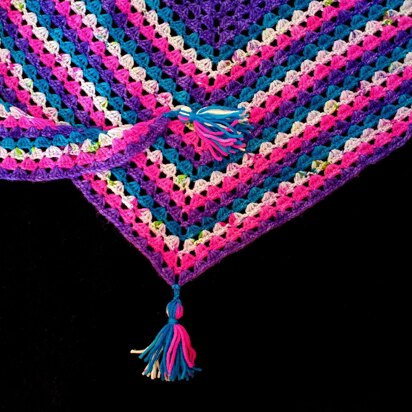 Off the Hook Shawl - knitting pattern
