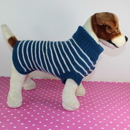 Dog Stripe Sweater