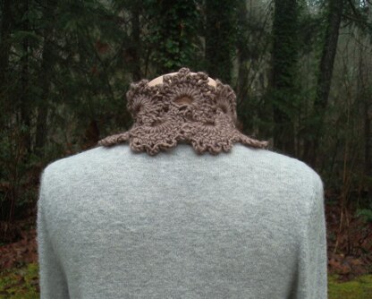 Queen Anne's Lace Scarf and Neck Warmer - PA-331