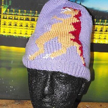 TONY TYRANNOSAURUS REX BEANIE HAT KNITTING PATTERN