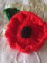Fluted Poppies DK knitting pattern Remembrance Sunday Veterans day Armistice day